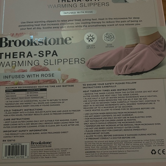 Brookstone warming shoes thera spa - Picture 2 of 2